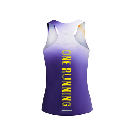 One Running - One Running Women's Victory Speed Tech Singlet (Obsidian) - Cam2 