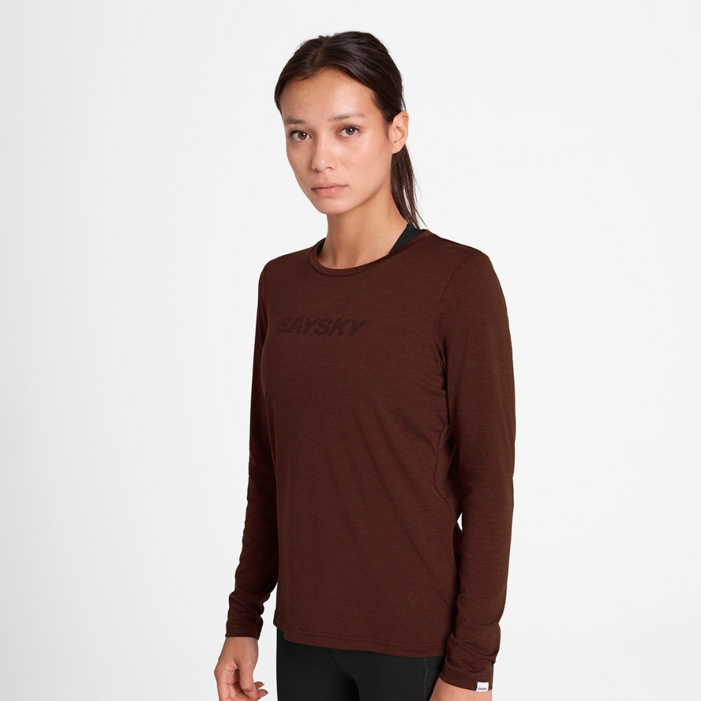 SAYSKY Women's Logo Pace Long sleeve