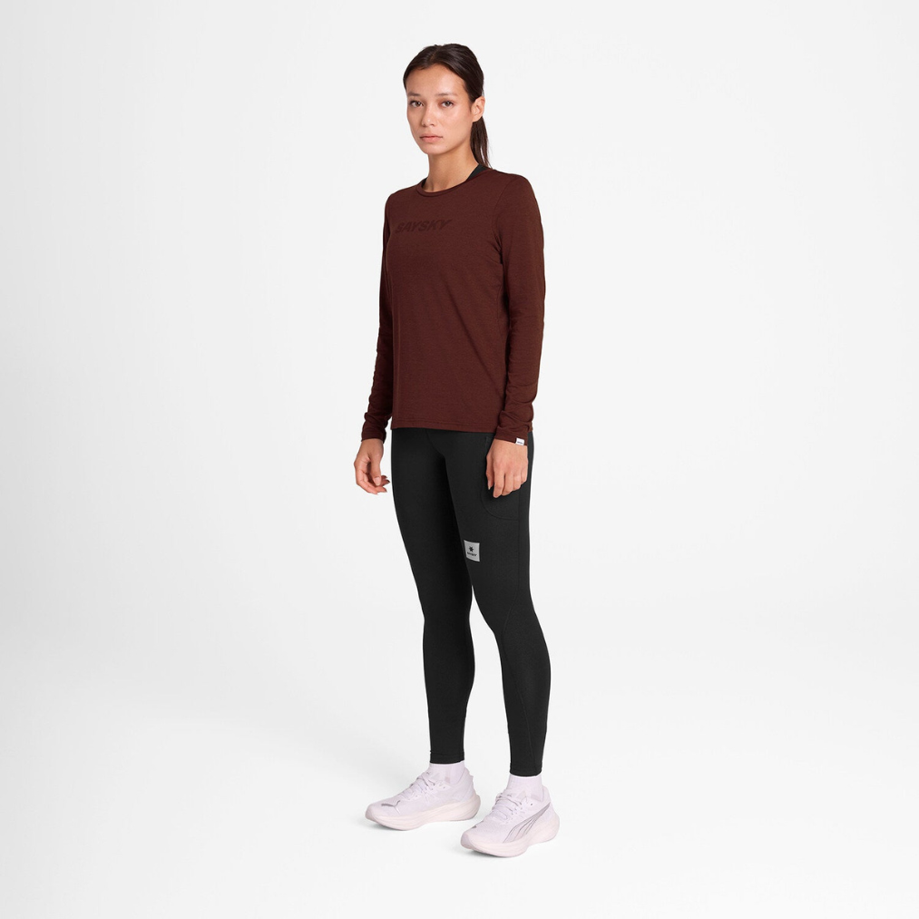 SAYSKY Women's Logo Pace Long sleeve