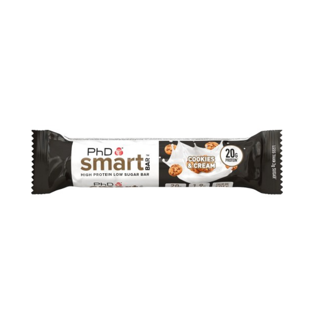 PhD Smart Bar 64g (Cookies & Cream 20g Protein)
