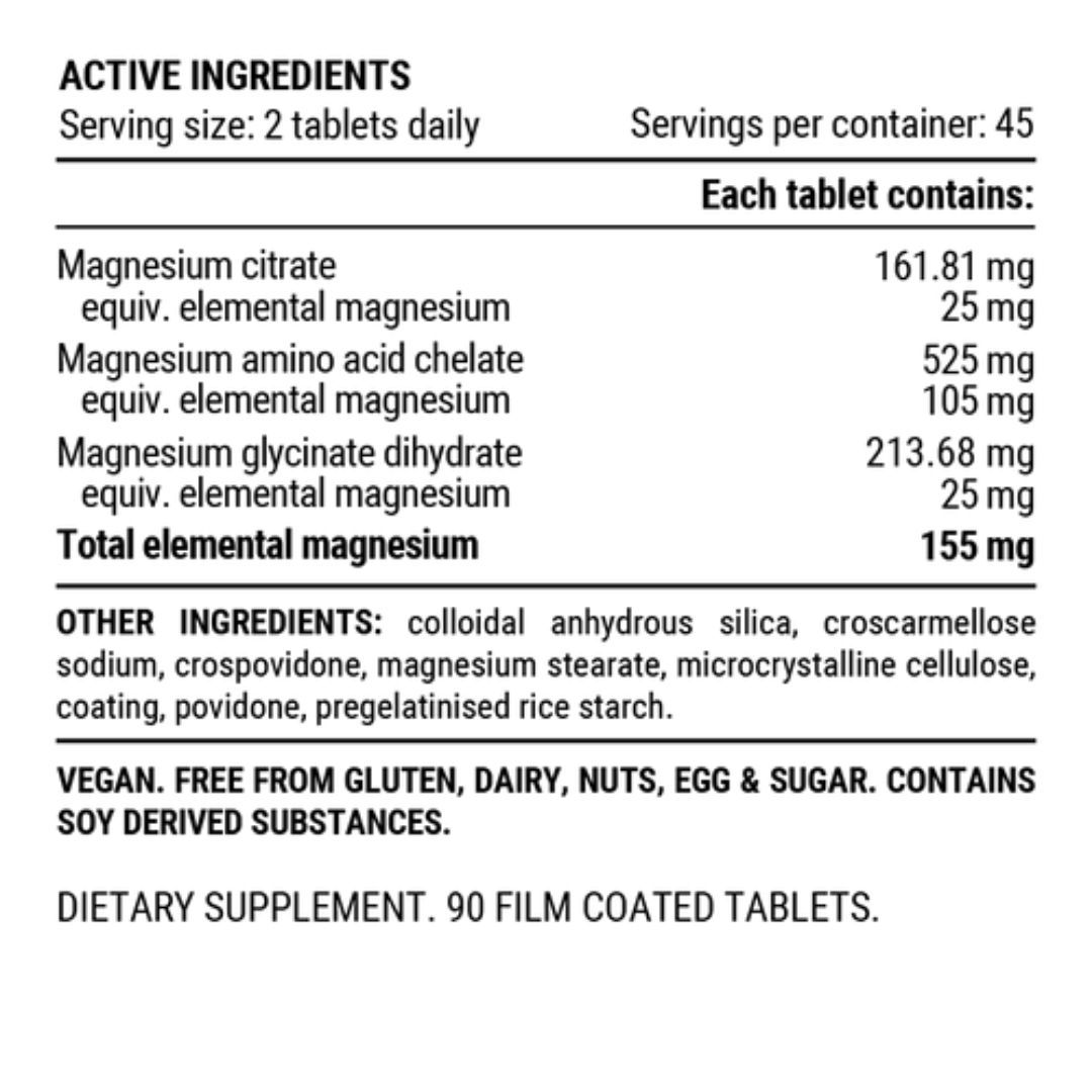 Pillar Triple Magnesium Professional Recovery Tablet