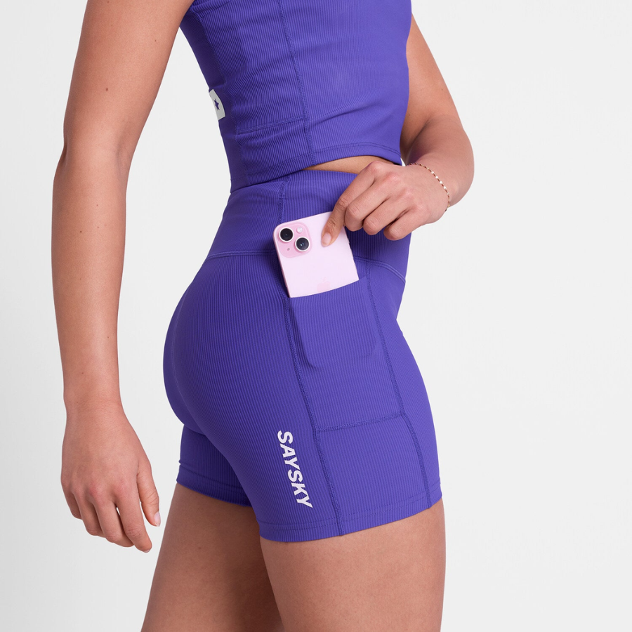 SAYSKY - SAYSKY Women's  Combat+ Rib Short Tights 4" - Cam2 