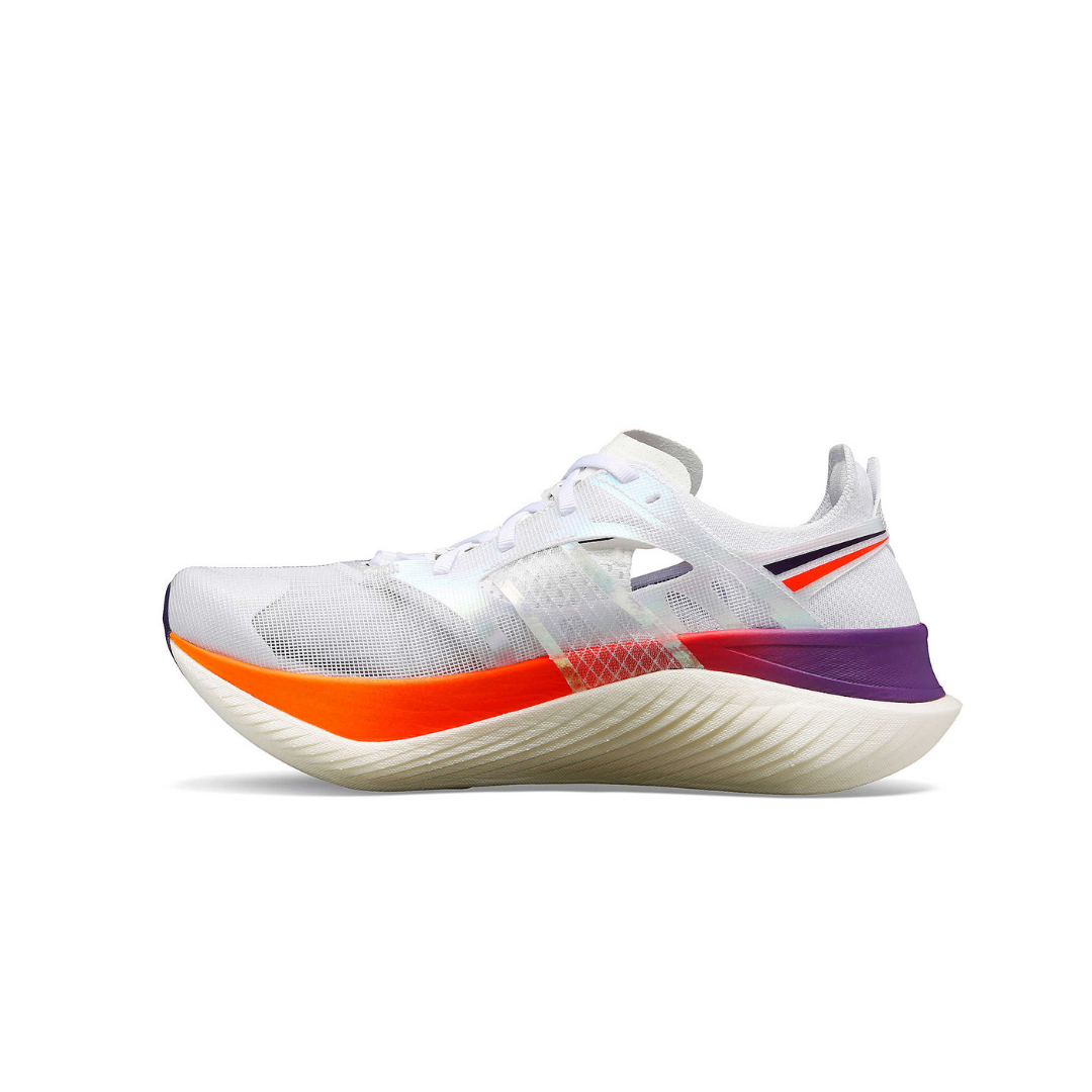 Saucony Women's Endorphin Elite Road Running Shoes (White/ Vizired)