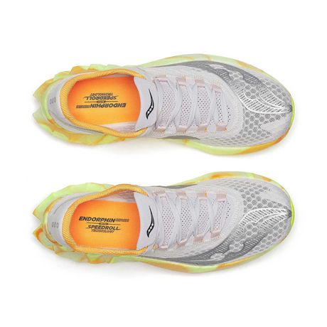 Saucony - Saucony Women's Endorphin Pro 4 Road Ruuning Shoes (Fog/ Peel) - Cam2 