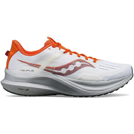 Saucony Men's Tempus Road Running Shoes (White/ Pepper) S20720-111 - Cam2