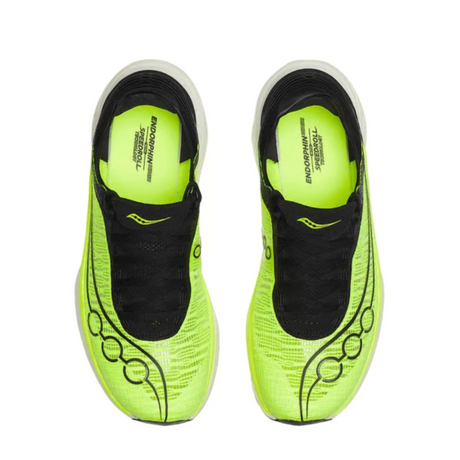 Saucony - Saucony Unisex's Endorphin Elite 2 Road Running Shoes (Citron/ Black) - Cam2 