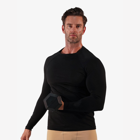 SA1NT - SA1NT Men's Compression L/S Top - Cam2 