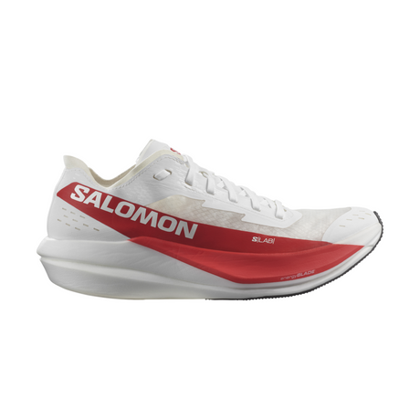 Salomon - Salomon Men's S/Lab Phantasm 2 Road Running Shoes (Whith/White/High Risk Red) - Cam2 