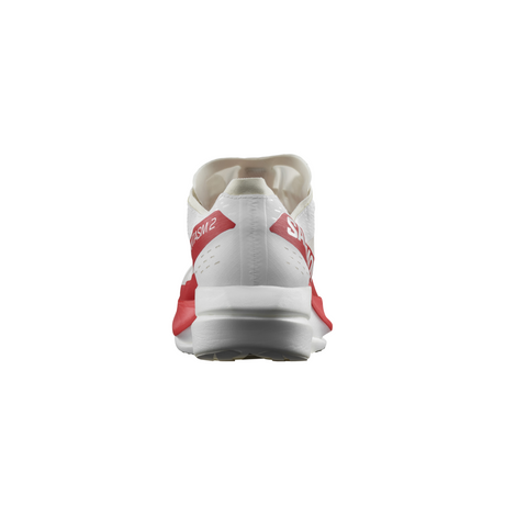 Salomon - Salomon Men's S/Lab Phantasm 2 Road Running Shoes (Whith/White/High Risk Red) - Cam2 