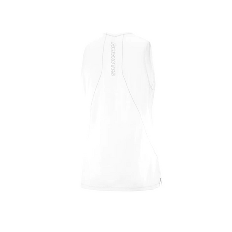Salomon - Salomon Women's Sense Aero Tank (White) - Cam2 