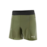 Salomon Men's S/lab Sense 6" Shorts (Grape Leaf/ Deep Black)