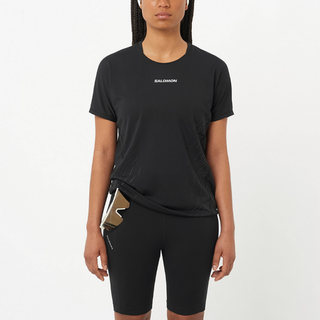 Salomon - Salomon Women's Aero Graphic SS T-Shirt (LC2698700) - Cam2 
