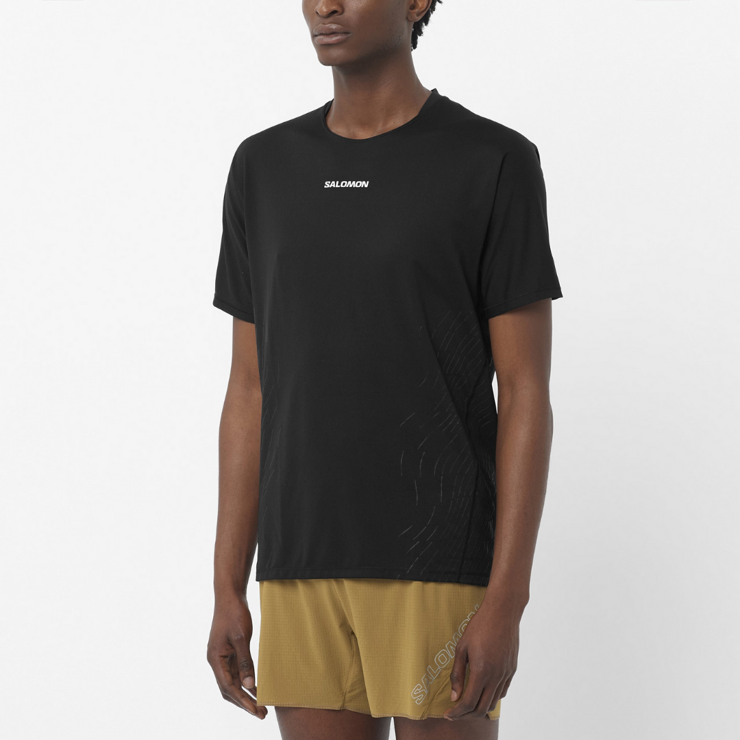 Salomon Men's Aero Graphic SS T-Shirt (LC2699800）