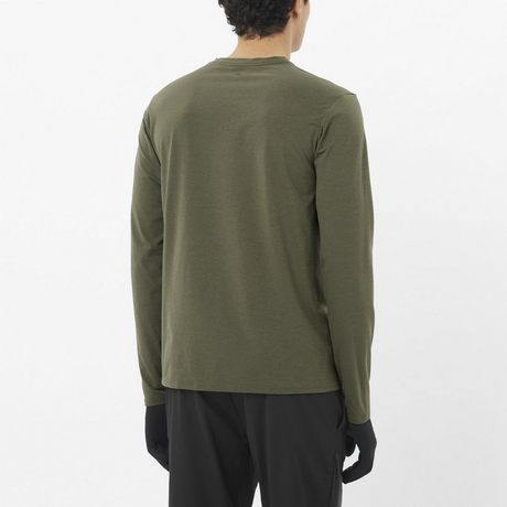 Salomon - Salomon Men's Trackline  Long Sleeve T-Shirt - Cam2 
