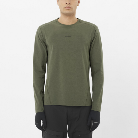 Salomon - Salomon Men's Trackline  Long Sleeve T-Shirt - Cam2 