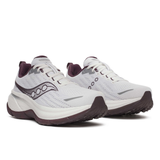 Saucony Men's Hurricane 25 Road Running Shoes (White/ Wine)