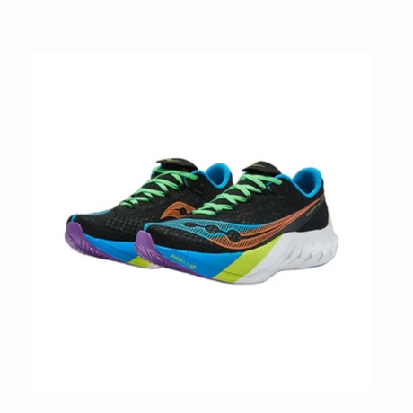 Saucony - Saucony Unisex's Endorphin Pro 4 Road Ruuning Shoes (Black/ Vizi) - Cam2 