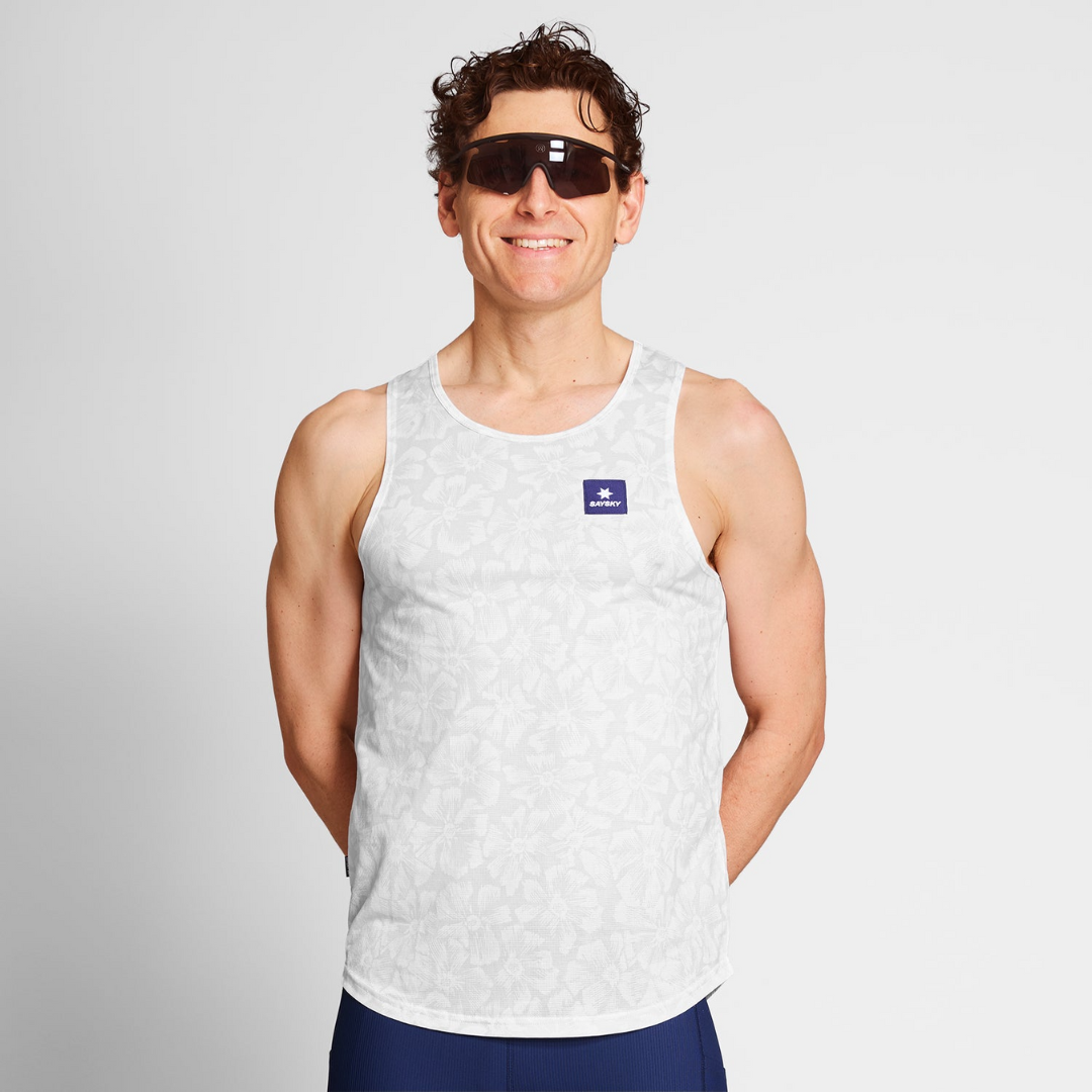 SAYSKY Men's Flower Combat Singlet