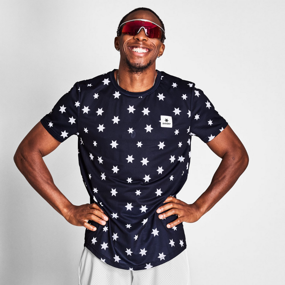 SAYSKY Men's Star Combat T-Shirt
