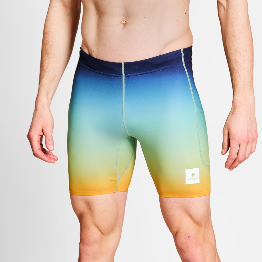 SAYSKY - SAYSKY Men's Drip Dye Combat+ Short Tights 7" - Cam2 