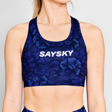 SAYSKY Women's Flower Combat Sports Bra