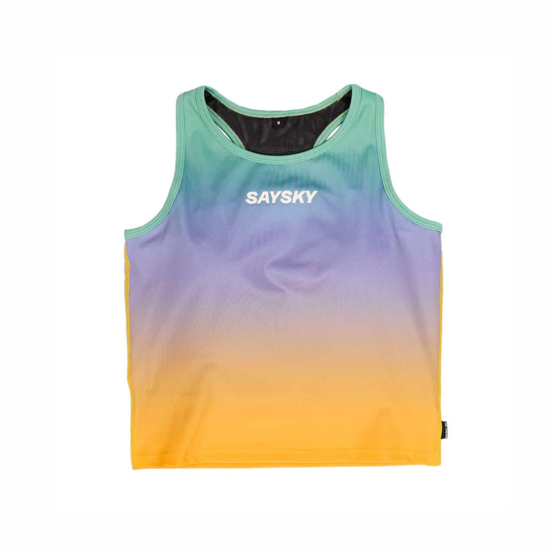 SAYSKY Women's Drip Dye Combat Crop Top
