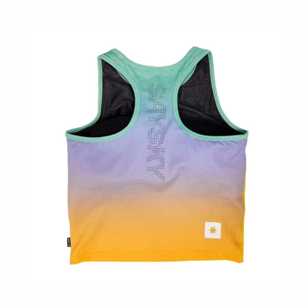 SAYSKY Women's Drip Dye Combat Crop Top