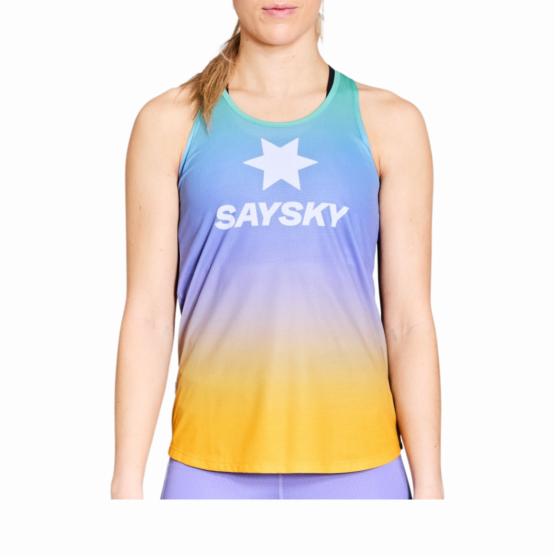 SAYSKY - SAYSKY Women's Drip Dye Flow Singlet - Cam2 