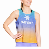SAYSKY Women's Drip Dye Flow Air Singlet