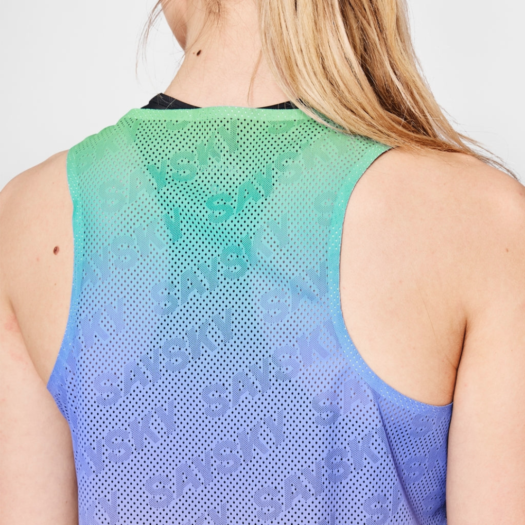 SAYSKY Women's Drip Dye Flow Air Singlet