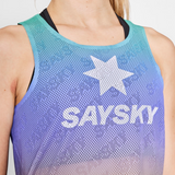 SAYSKY Women's Drip Dye Flow Air Singlet