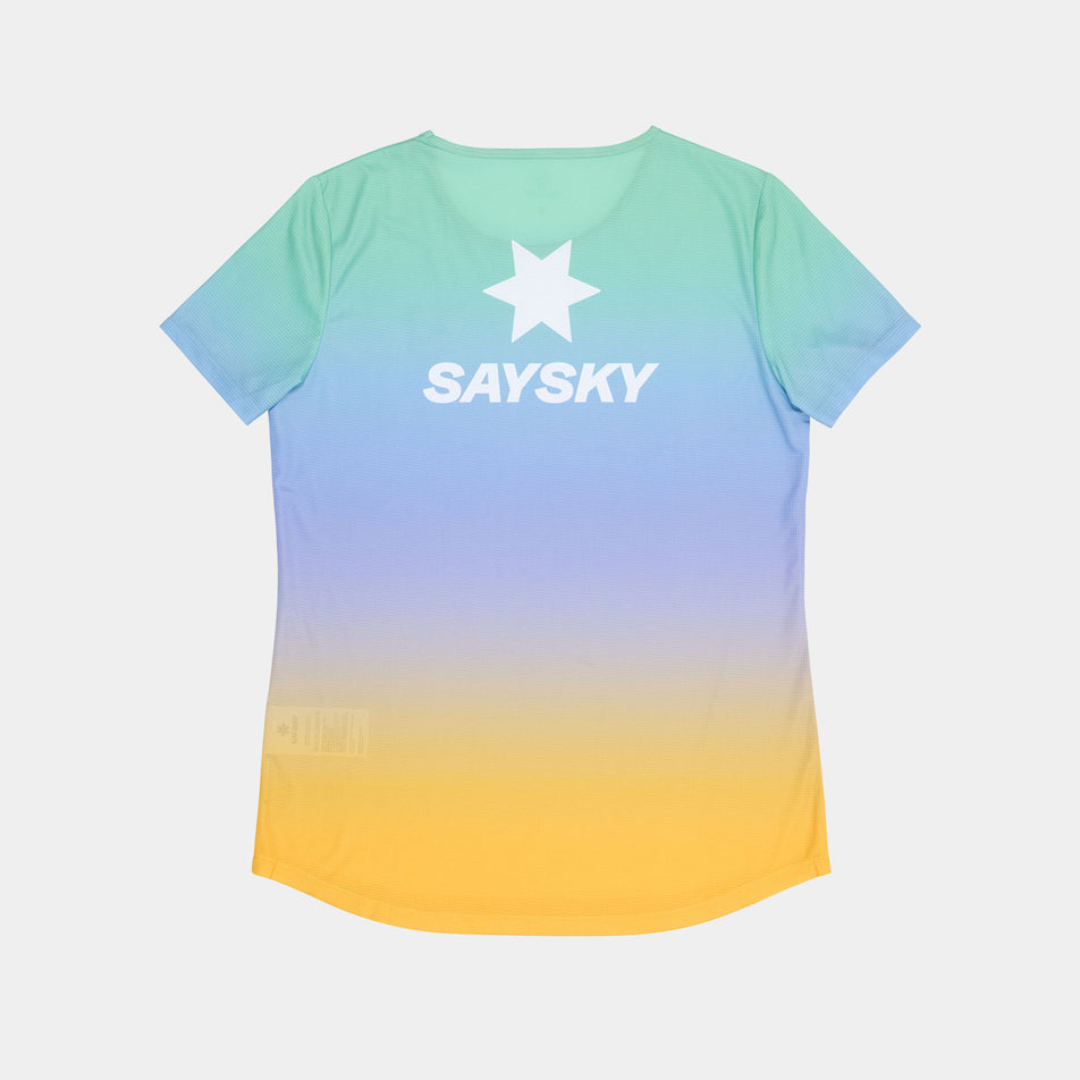 SAYSKY Women's Drip Dye Flow T-Shirt