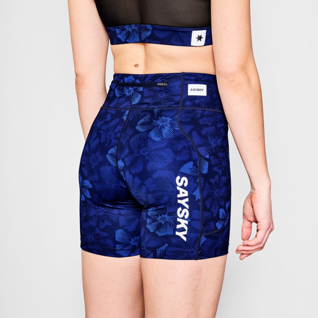 SAYSKY Women's Flower Combat + Short Tights 7"