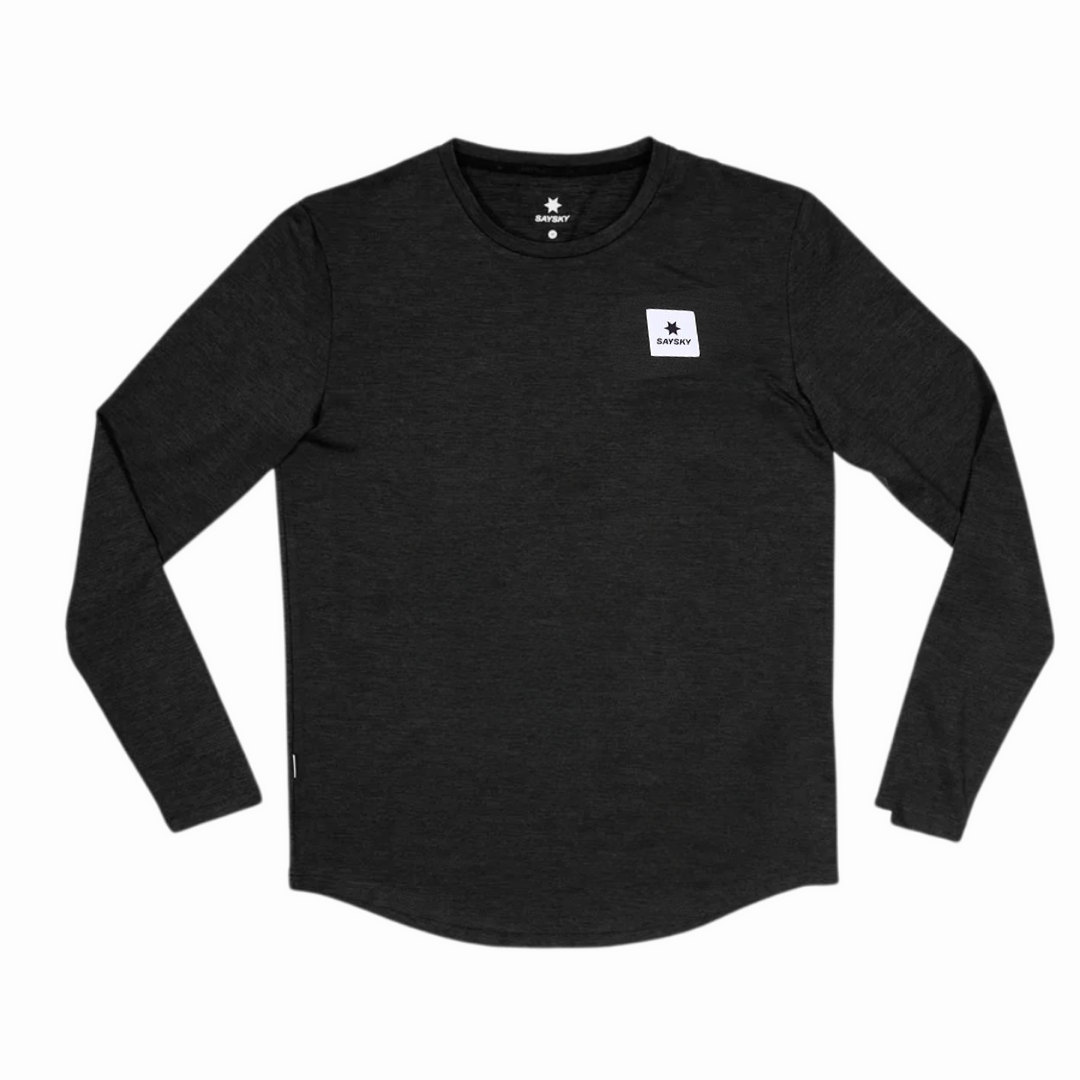 SAYSKY Men's Refective Logo Pace Long Sleeve
