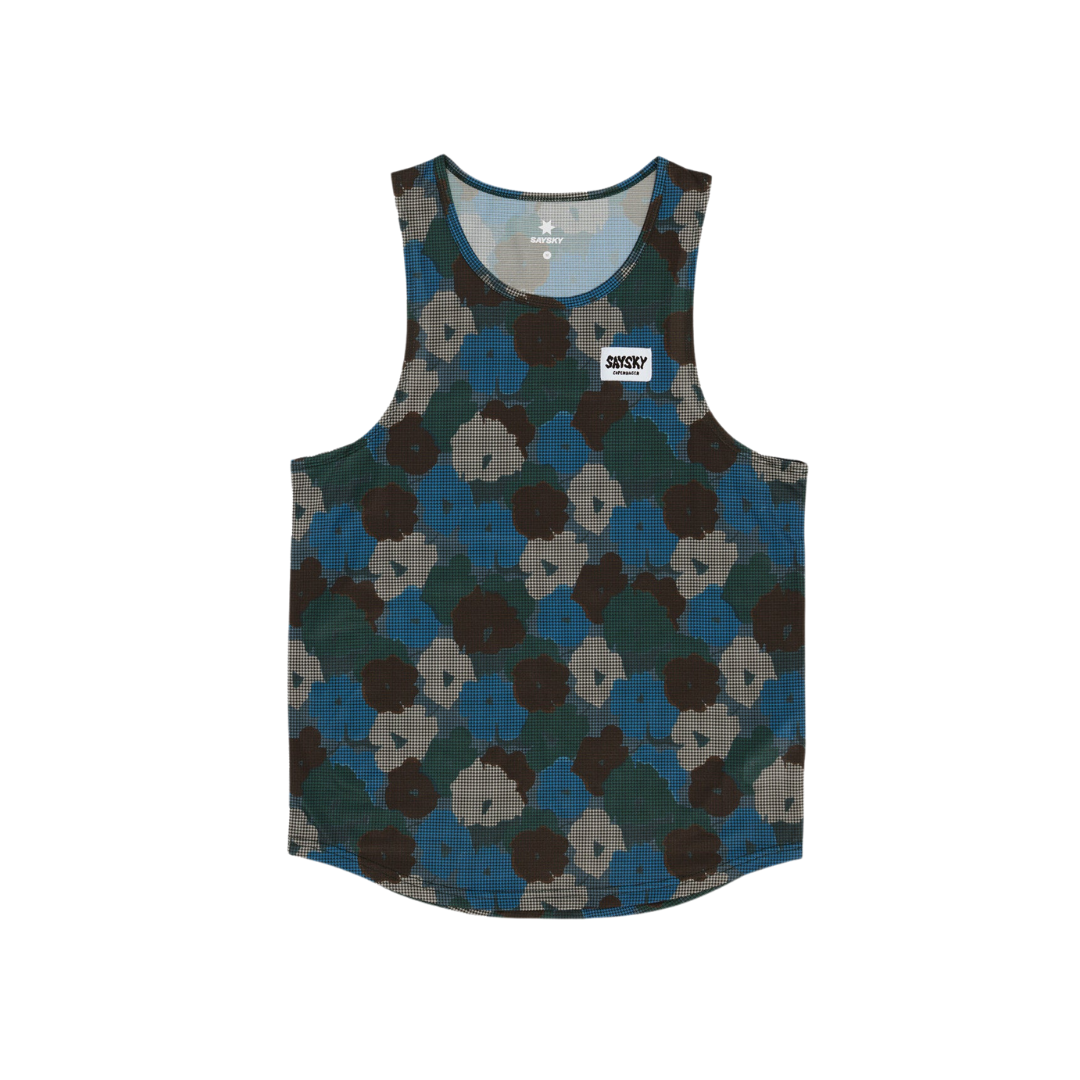 SAYSKY Men's Flower Combat Singlet