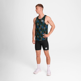 SAYSKY Men's Flower Combat Singlet