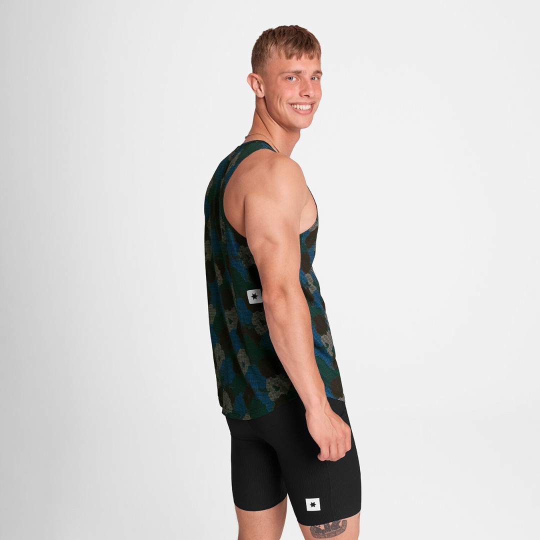 SAYSKY Men's Flower Combat Singlet