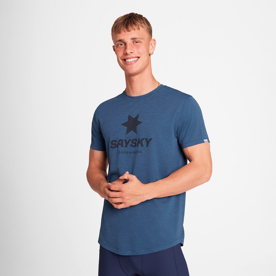SAYSKY Men's Logo Combat Pro T-shirt