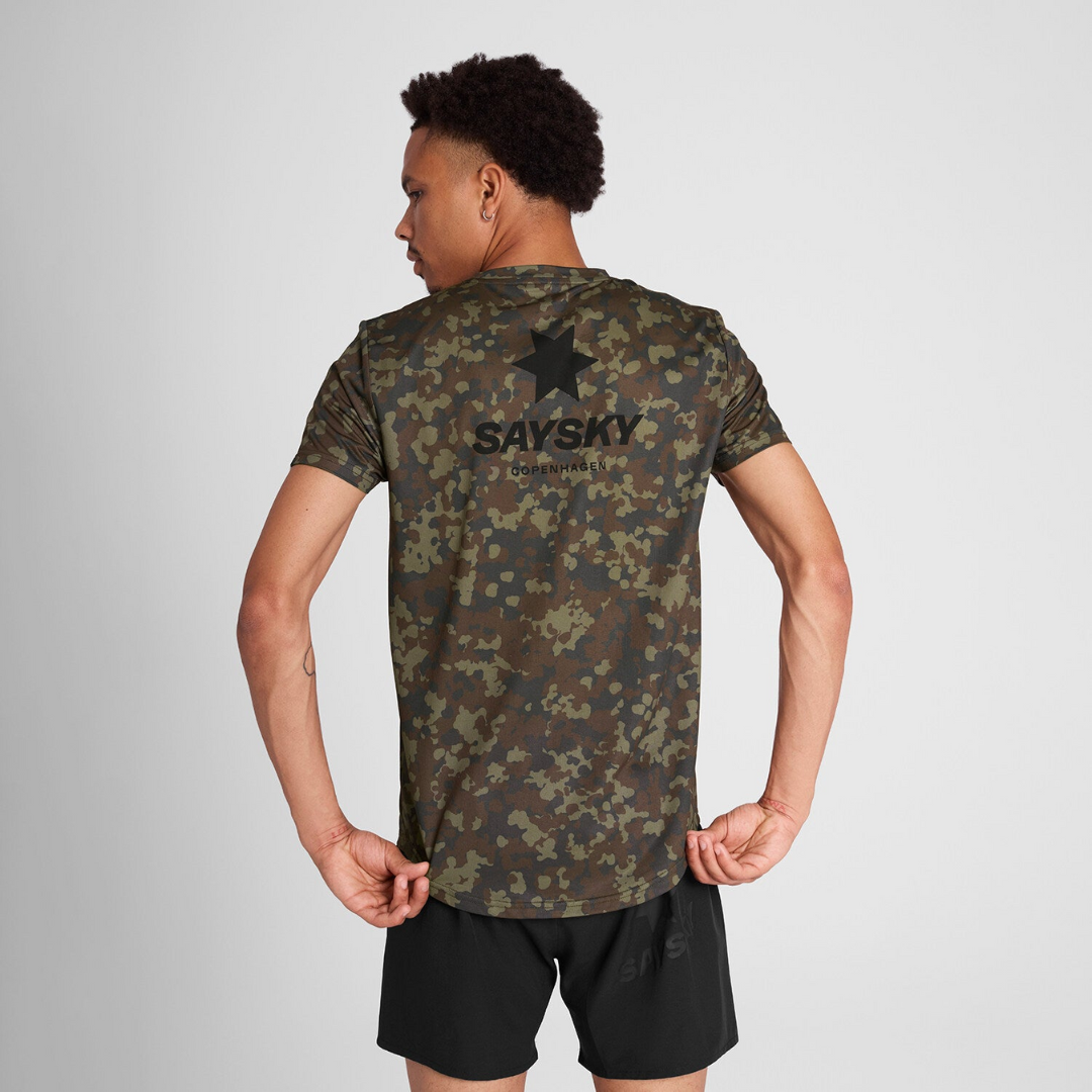 SAYSKY Men's Camo Combat T-shirt