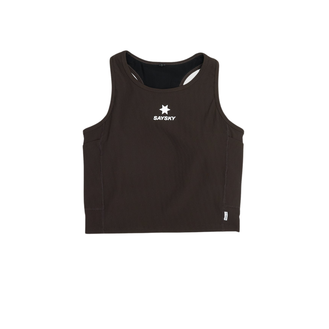 SAYSKY Women's Combat Rib Crop Top