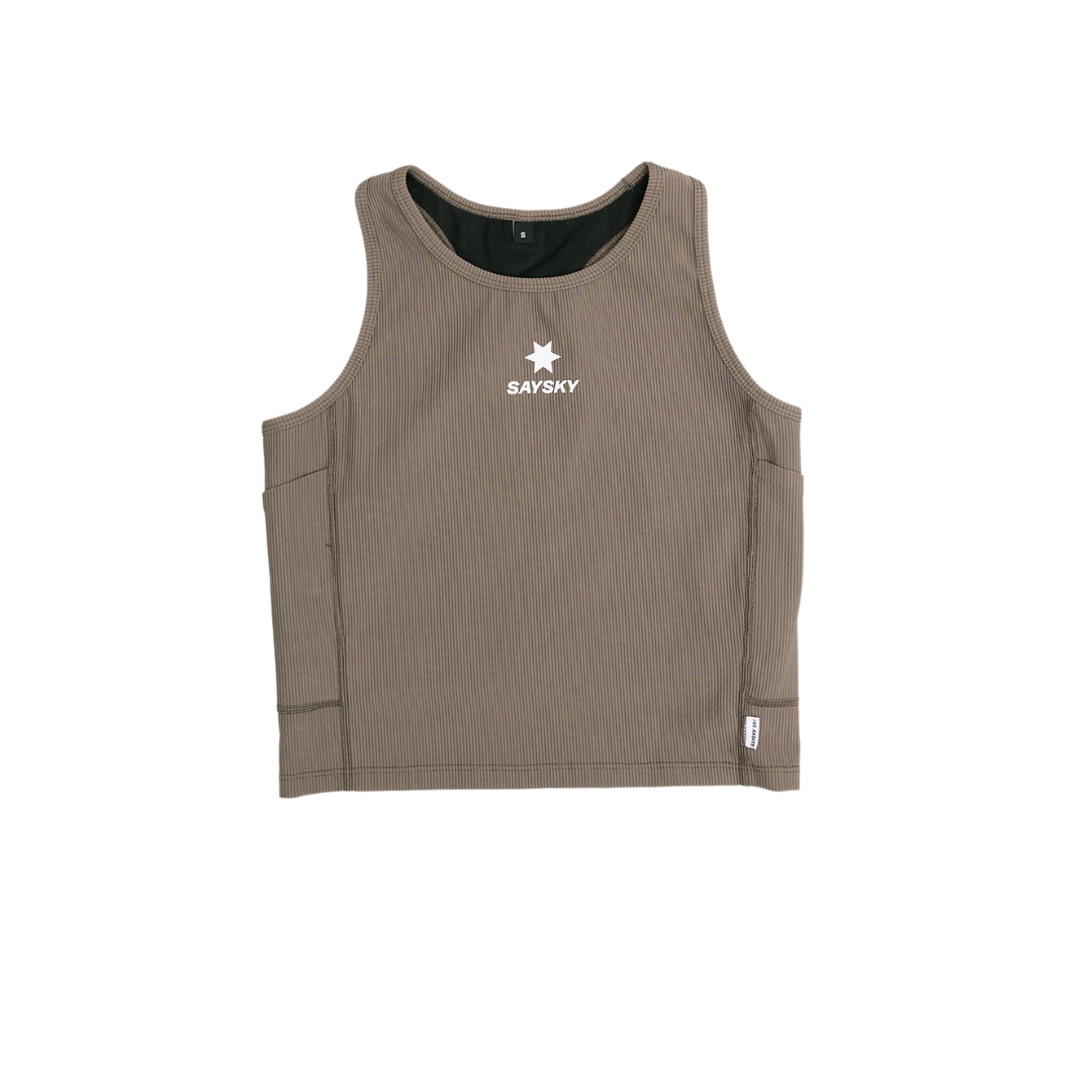 SAYSKY Women's Combat Rib Crop Top