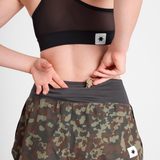 SAYSKY Women's Camo Pace 2 in 1 Shorts 3"