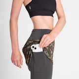 SAYSKY Women's Camo Pace 2 in 1 Shorts 3"