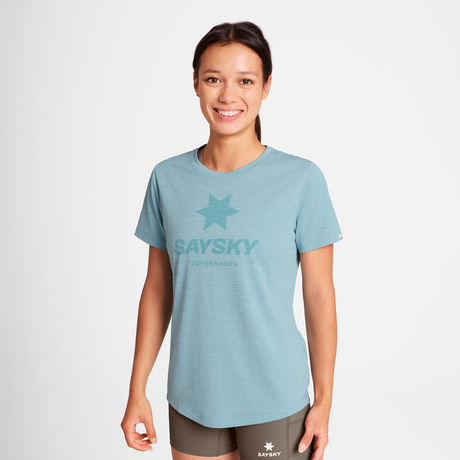 SAYSKY - SAYSKY Women's Logo Combat Pro T-shirt - Cam2 