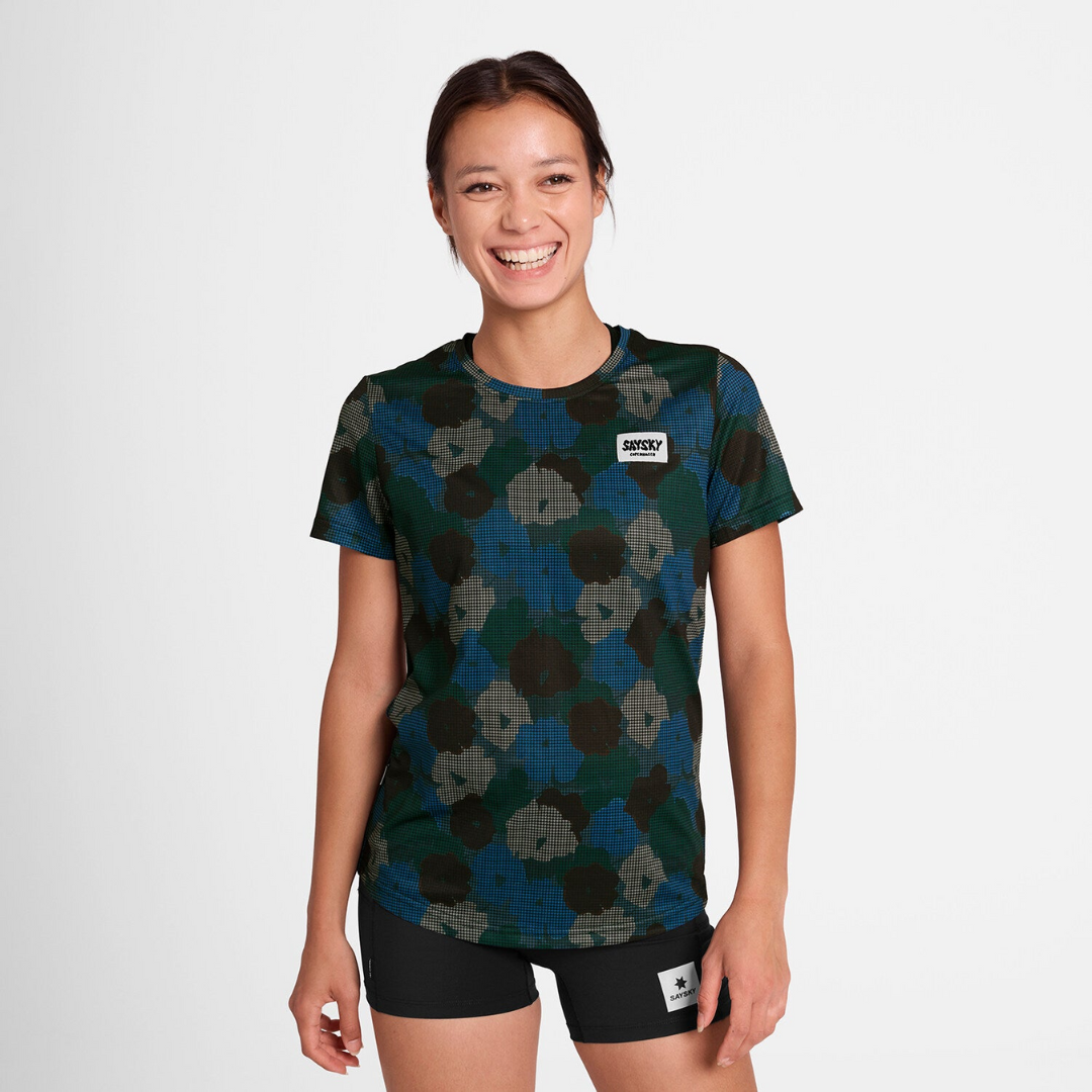SAYSKY Women's Flower Combat T-shirt