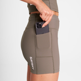 SAYSKY Women's Combat+ Rib Short Tights 4"