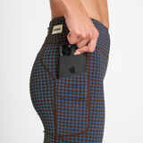 SAYSKY Women's Houndstooth Combat+ Short Tights 7"