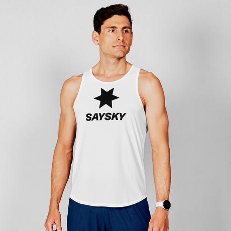 SAYSKY - SAYSKY Men's Logo Flow Singlet - Cam2 