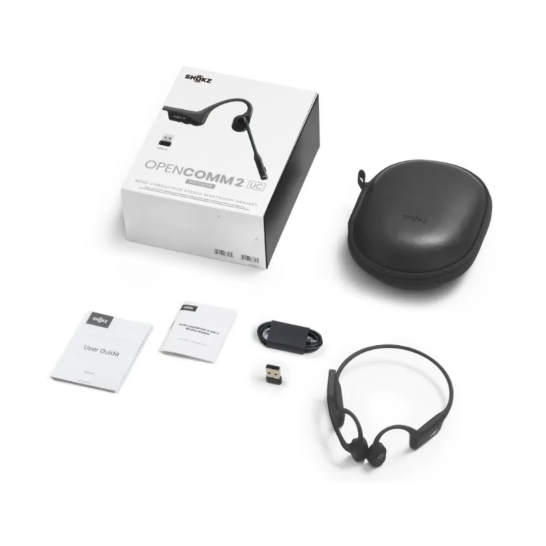 Shokz OpenComm2 UC 2025 Upgrade Bone Conduction Communication Headset (C120)