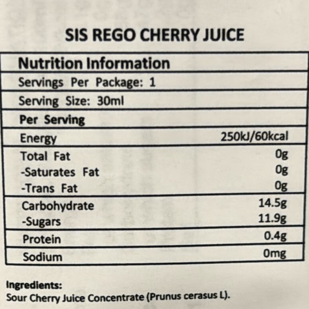 SIS Rego Cherry Juice (30ml)
